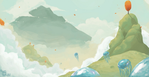The tranquil landscape of freelance editing... The tranquil landscape of freelance editing...
